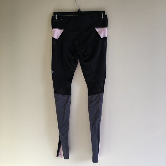 PINK Victoria's Secret ULTIMATE Leggings Sheer Mesh Ankle Pants Pockets - Picture 7 of 8